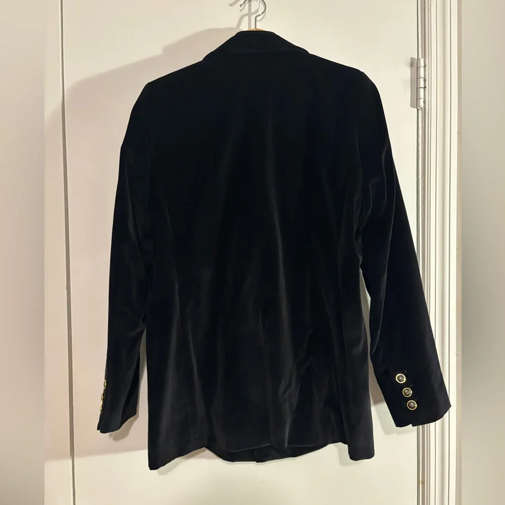 Sezane Chelsea Jacket Black Velvet - Rare - Picture 3 of 5